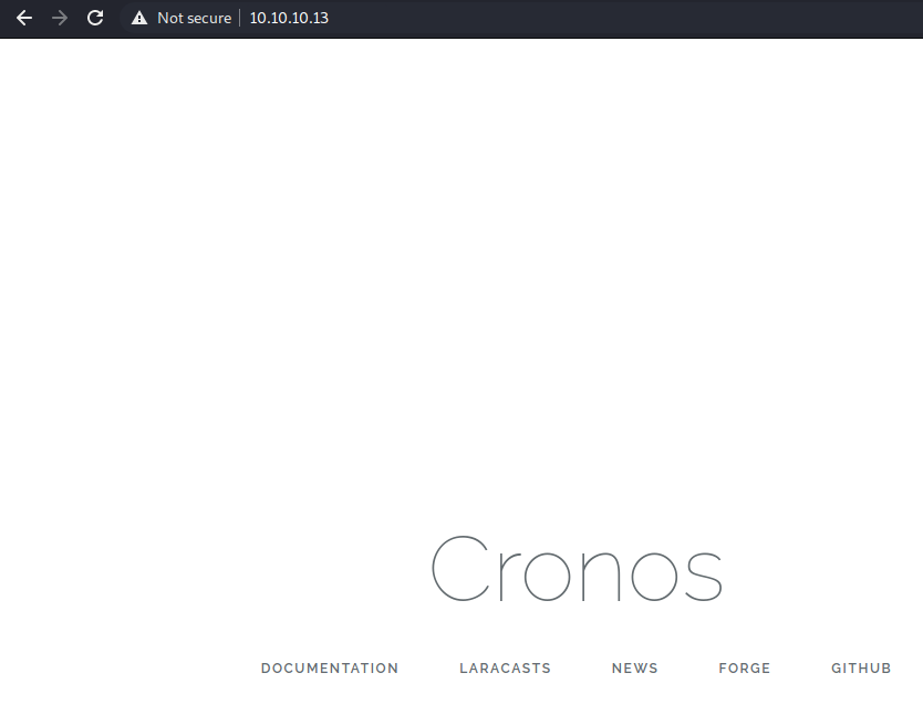 CronOS web application